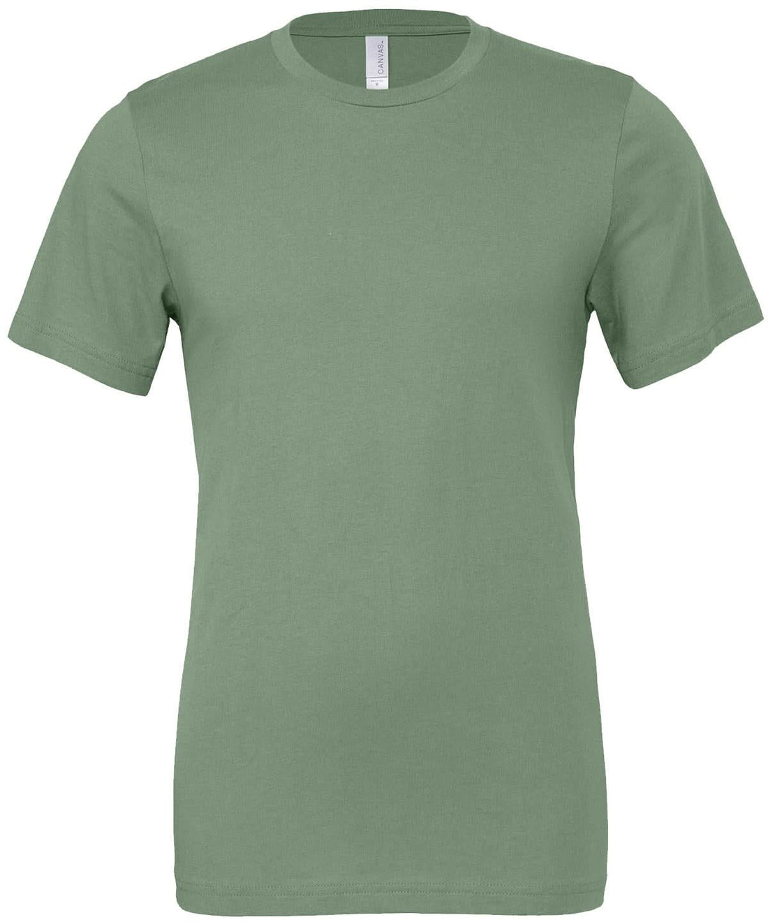 Bella Canvas Unisex Jersey crew neck t shirt Sage CV001 - Sage - Customisable T-Shirt