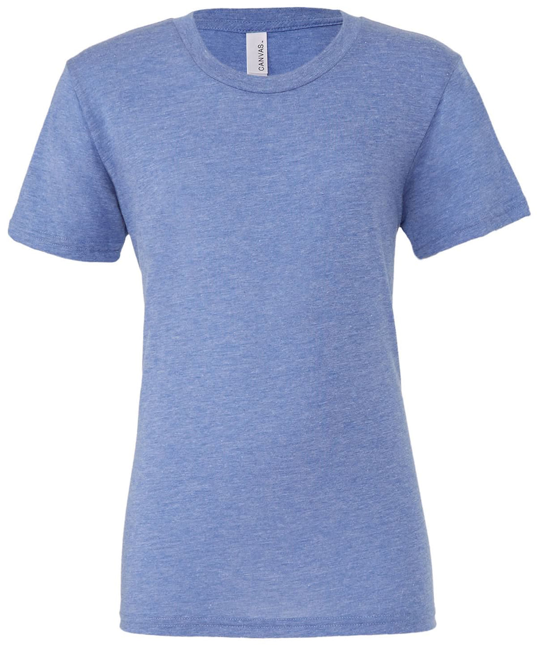 Bella Canvas Unisex triblend crew neck t shirt Blue Triblend CV003 - Blue Triblend - Customisable T-Shirt