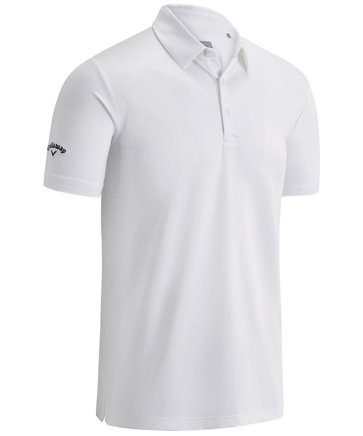 Callaway Swing Techsolid polo CW025 - Bright White - Customisable Polo Shirts
