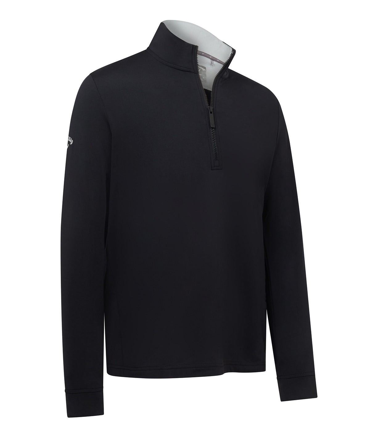 1/4-zip pullover - CW052 - Caviar - Customisable Sports Overtops