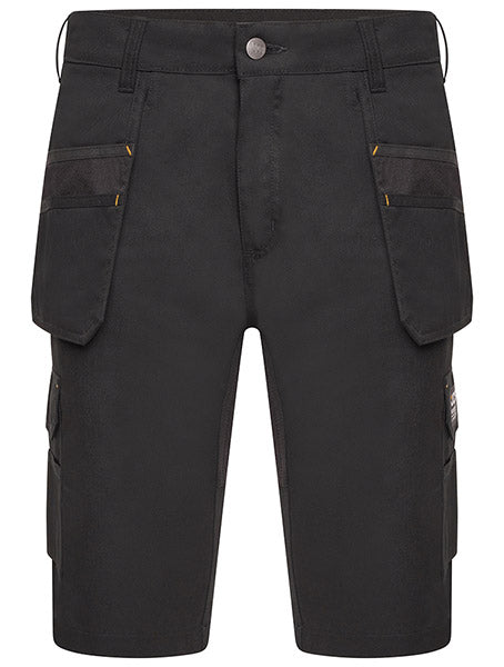 Jcb Workwear Trade Hybrid Stretch Holster Shorts D27 - Black - Customisable Shorts