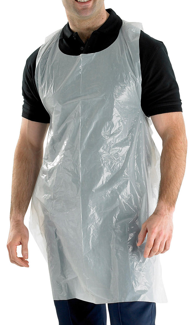 Beeswift Disposable Apron - White - Customisable Aprons