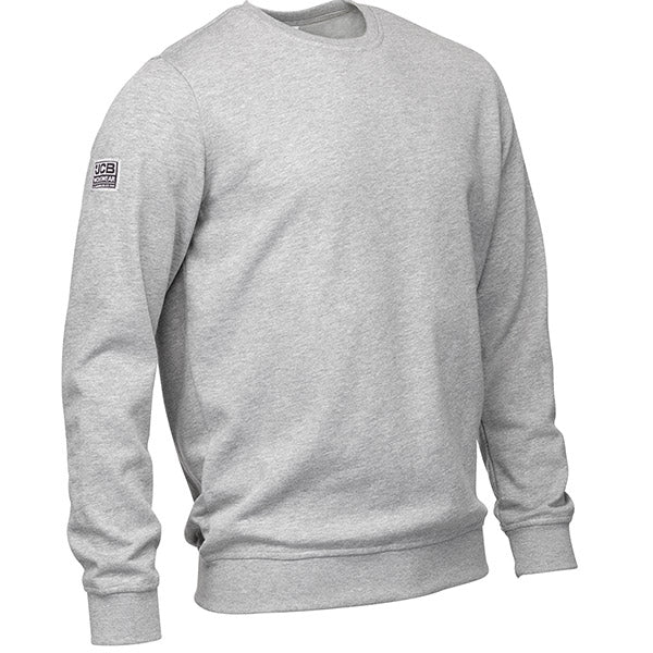 Jcb Workwear Essential Sweatshirt Dag - Grey - Customisable Sweatshirts