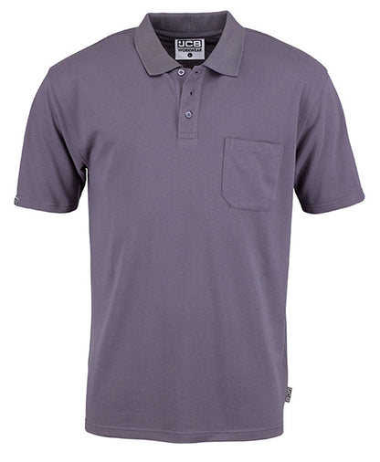Jcb Workwear Essential Polo Shirt Dak - Grey - Customisable Polo Shirts