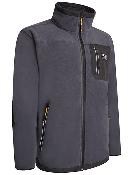 Jcb Workwear Trade Fleece Jacket Full Zip Db7 O - - Customisable Fleeces