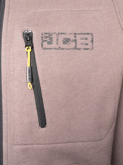 Jcb Workwear Trade Zip Thru Hoodie Dk9 S - - Customisable Sweatshirts