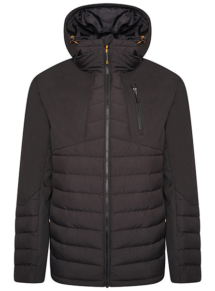 Jcb Workwear Trade Hybrid Padded Jacket D M7 - Black - Customisable Jacket