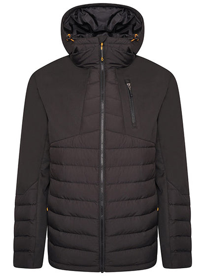 Jcb Workwear Trade Hybrid Padded Jacket D M7 - Black - Customisable Jacket