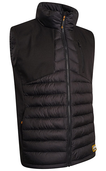 Jcb Workwear Trade Hybrid Padded Gilet D Mn - - Customisable Bodywarmers