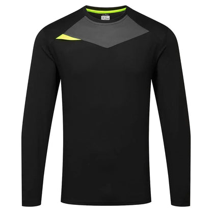 Dx4 T Shirt L/S Dx415 - Black - Customisable T-Shirt