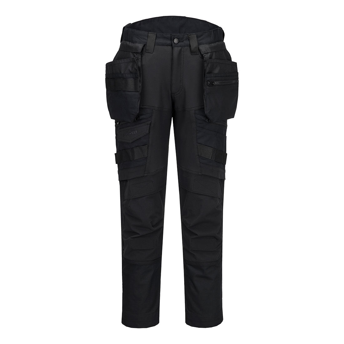 Dx4 Detachable Holster Pocket Trousers - DX440 - All Black - Customisable Holster Trousers