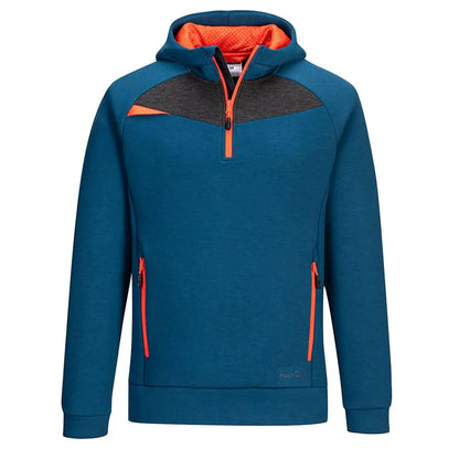 Dx4 1/4 Zip Hoodie Dx467 - Metro Blue - Customisable Hoodies
