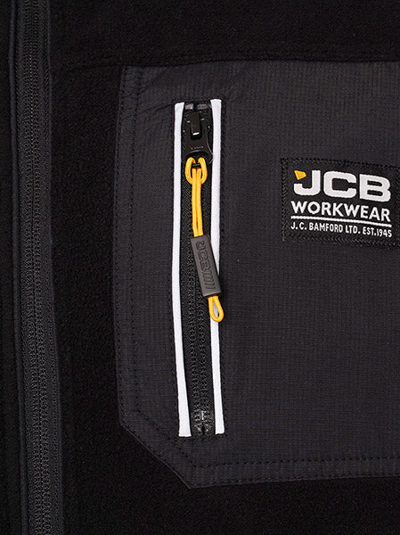 Jcb Workwear Trade Fleece Full Zip Dy2 Q - - Customisable Fleeces