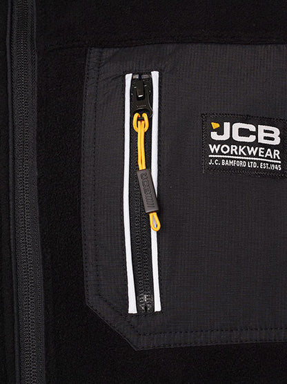Jcb Workwear Trade Fleece Full Zip Dy2 Q - - Customisable Fleeces