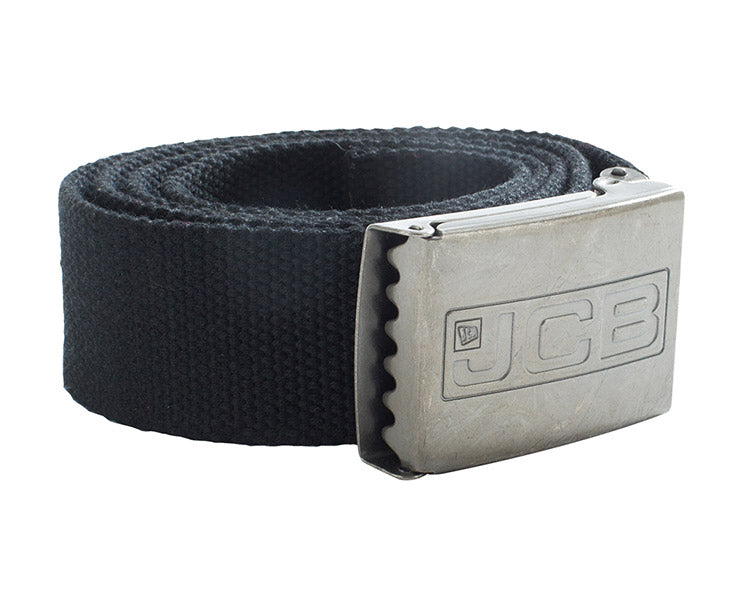 Jcb Workwear Webbing Belt Dzd - Black 120CM - Customisable Belts