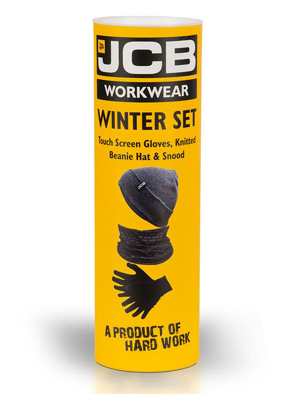 Jcb Workwear Winter Set Dzh - Black - Customisable Freezer Wear