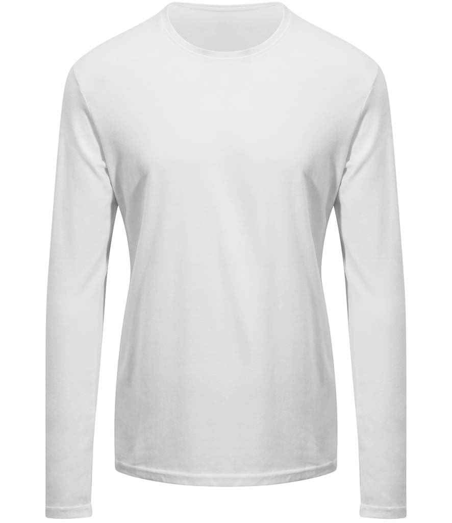Erawan Organic Long Sleeve T Shirt - EA021 - Arctic White - Customisable T-Shirt