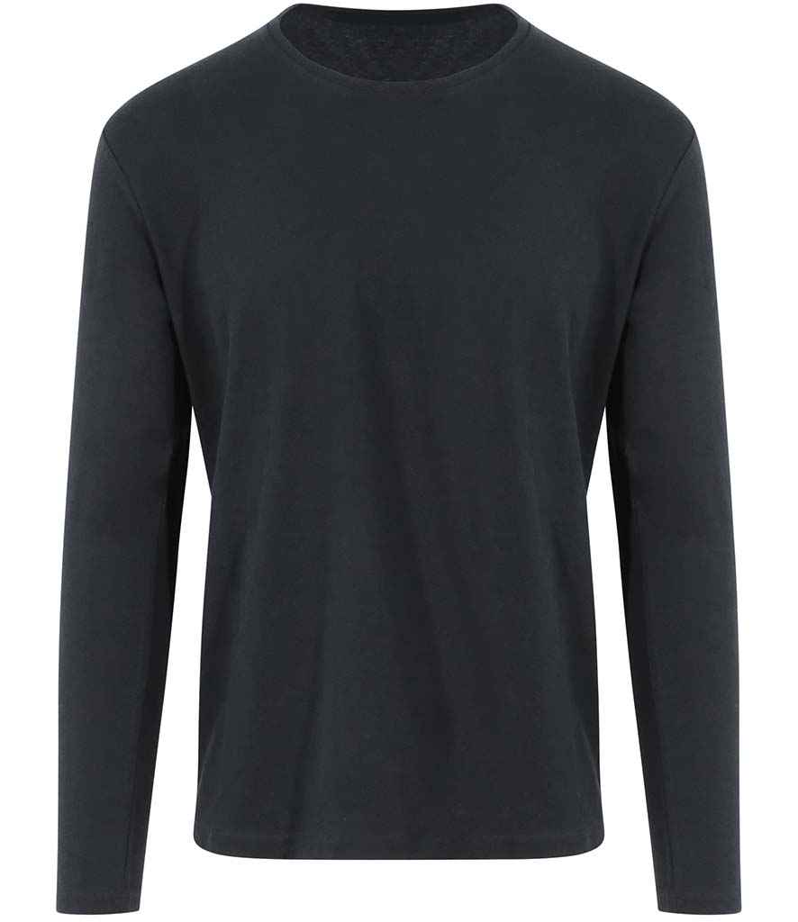 Erawan Organic Long Sleeve T Shirt - EA021 - Jet Black - Customisable T-Shirt