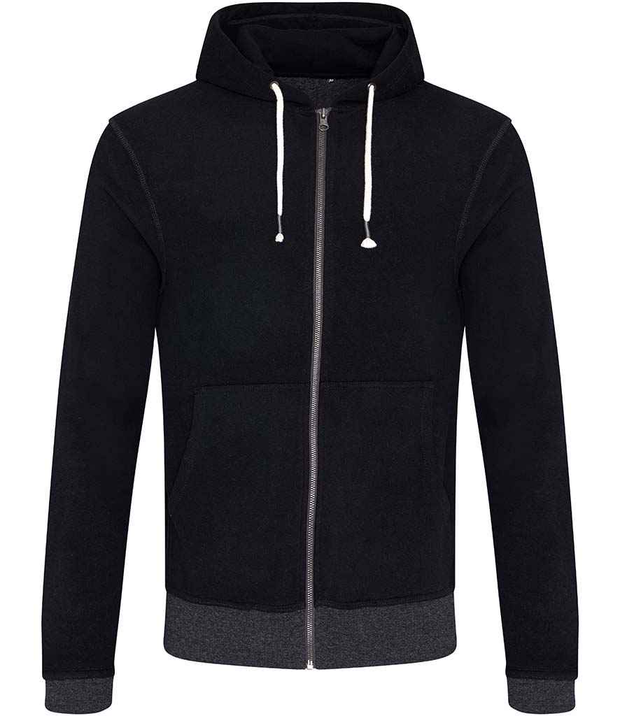 Unisex Okavango Sustainable Zoodie - EA051 - Black Charcoal - Customisable Hoodies