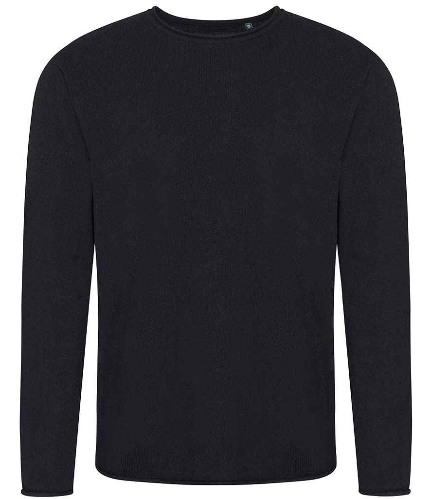 Unisex Arenal Sustainable Crew Neck Sweater - EA060 - Black - Customisable Jumper