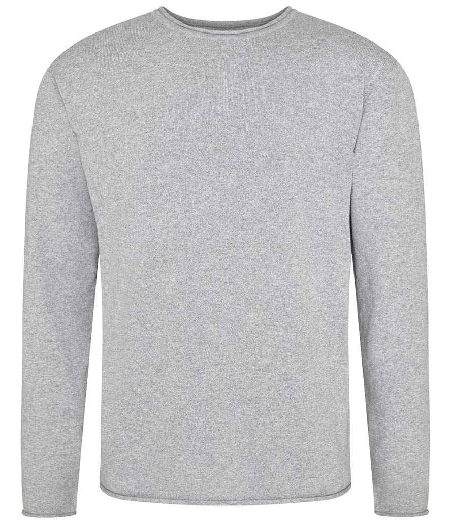 Unisex Arenal Sustainable Crew Neck Sweater - EA060 - Heather Grey - Customisable Jumper