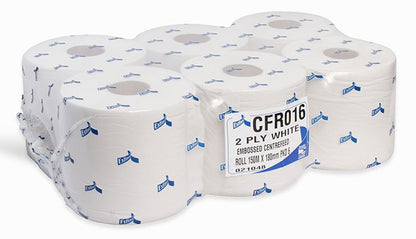 Essentials Esfina Essentials Embossed Centerfeed Ply M Nwc2 W157 En - - Customisable Towels