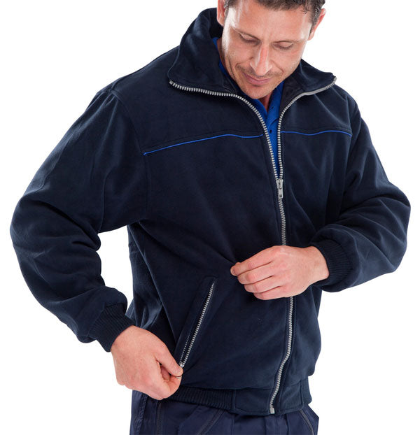 Beeswift Endeavour Fleece En28 - Navy Royal - Customisable Fleeces