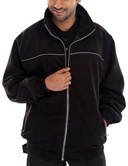Beeswift Endeavour Fleece En29 - Black - Customisable Fleeces