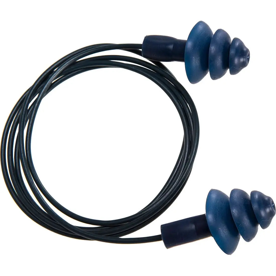 Detectable Tpr Corded Ear Plugs (50 Pairs) - EP07 - Blue - Customisable Ear Plugs