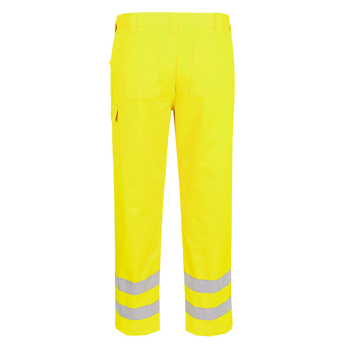 Es1 Essential Hi Vis Combat Trouser - EST46 - Yellow Short - Customisable Work Trousers
