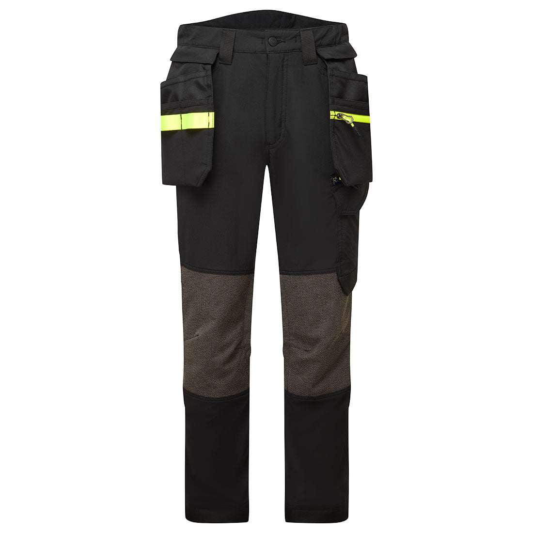 Ev4 Black Stretch Detachable Holster Trousers - EV440 - Black Tall - Customisable Holster Trousers