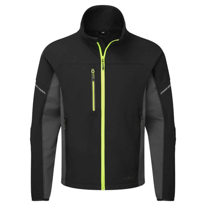 Ev4 Stretch Work Jacket Ev475 - Black Tall - Customisable Work Jackets