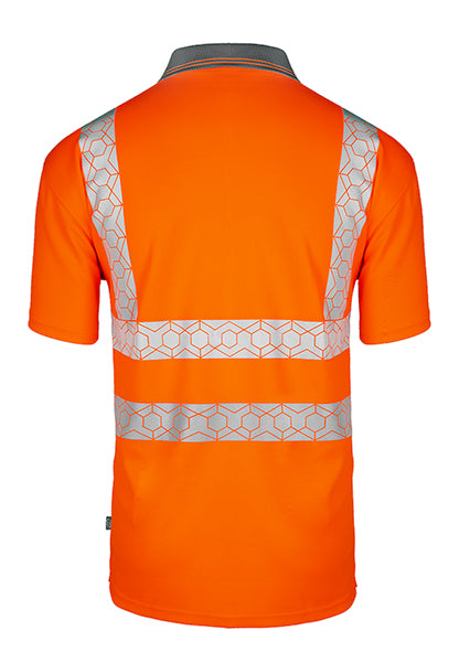 Envirowear Beeswift Envirowear Hi Vis Short Sleeve Recyclable Polo Shirt Ewcpkss - - Customisable Polo Shirts