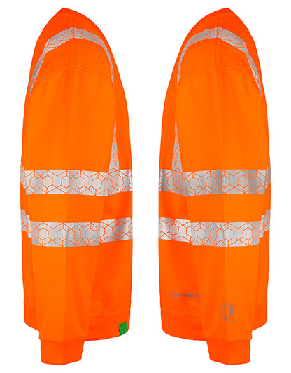 Envirowear Beeswift Envirowear Hi Vis Recyclable Sweatshirt Ewcss - - Customisable Sweatshirts