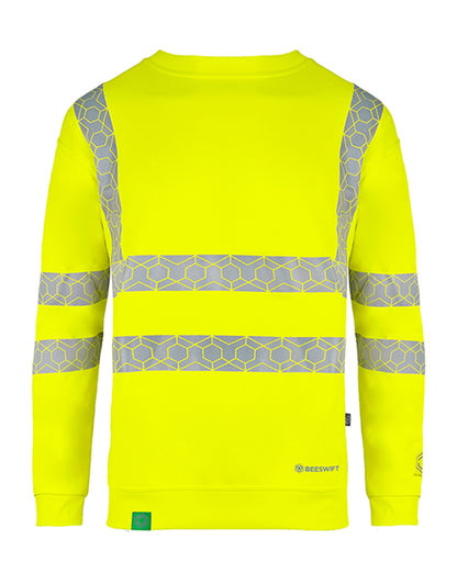 Envirowear Beeswift Envirowear Hi Vis Recyclable Sweatshirt Ewcss - - Customisable Sweatshirts