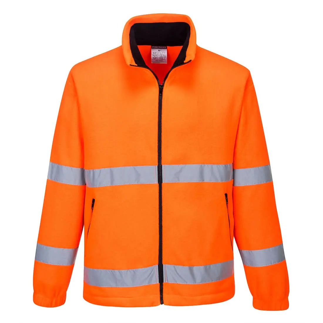 Hi Vis Essential Fleece F250 - Orange - Customisable Fleeces