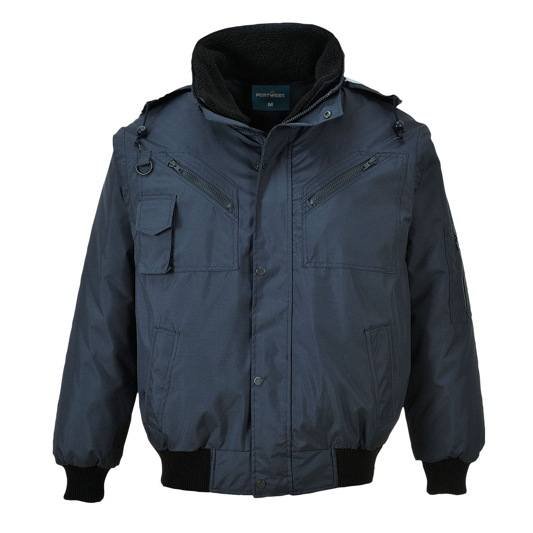 3 In 1 Bomber Jacket - F465 - Navy - Customisable Multi-Way Jackets