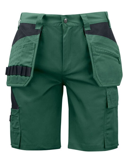 ProJob Workwear ProJob Prio Trade Holster Shorts - PJ645535 - Forest Green - Customisable Mens Shorts
