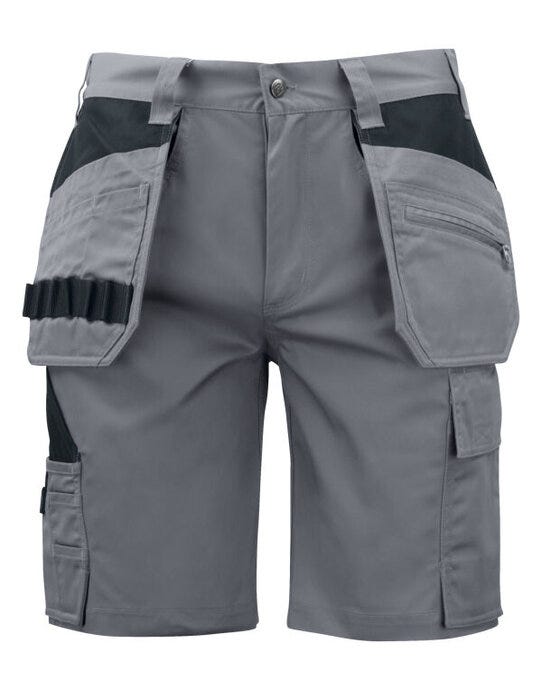 ProJob Workwear ProJob Prio Trade Holster Shorts - PJ645535 - Grey - Customisable Mens Shorts