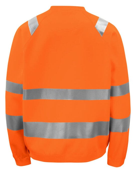 ProJob Workwear ProJob Prio 6106 Class 3 Sweatshirt - PJ646106 - Orange - Customisable Mens Sweatshirts &amp; Hoodies