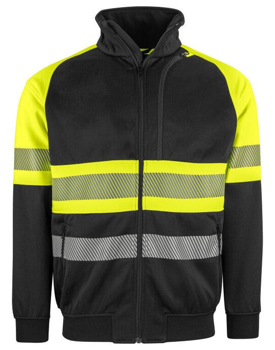ProJob Workwear ProJob 6120 Sweatshirt Class 1 - PJ646120 - Yellow Black - Customisable Hi Vis Clothing