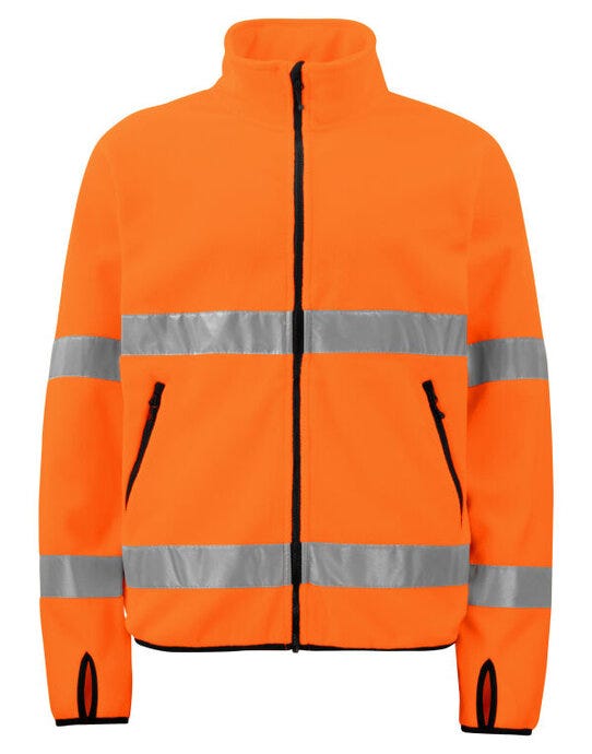 ProJob Workwear ProJob Prio 6327 Class 3 Fleece Jkt - PJ646327 - Orange Black - Customisable Hi Vis Workwear