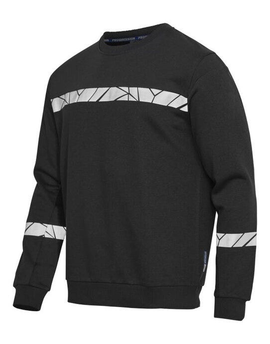 ProJob Workwear ProJob Progression 7101 Sweatshirt - PJ647101 - Black Black - Customisable Mens Sweatshirts &amp; Hoodies
