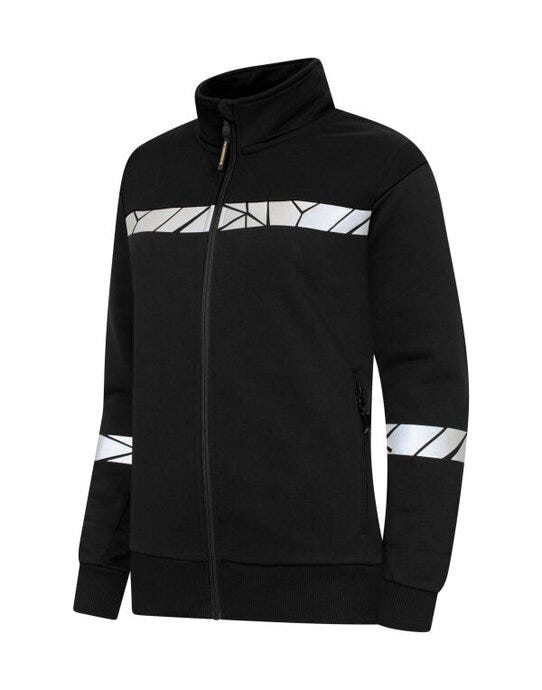 ProJob Workwear ProJob Progression 7105 Ladies FZ Sweat - PJ647105 - Black Black - Customisable Ladies Workwear