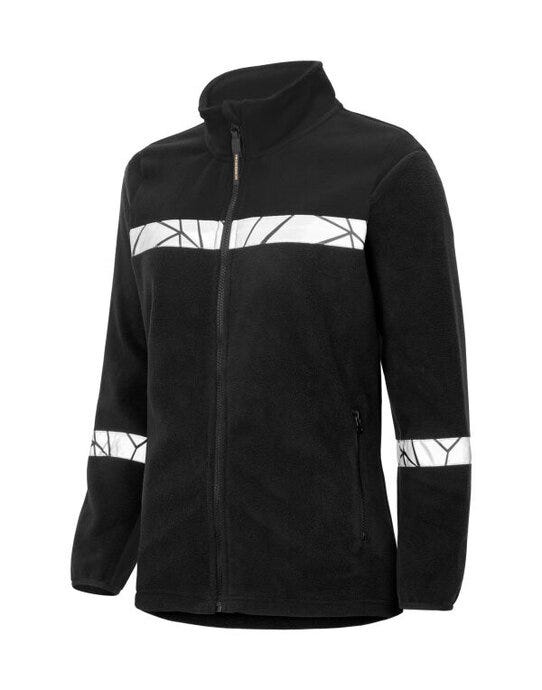 ProJob Workwear ProJob Progression 7301 Ladies FZ Fleece - PJ647301 - Black Black - Customisable Ladies Fleeces
