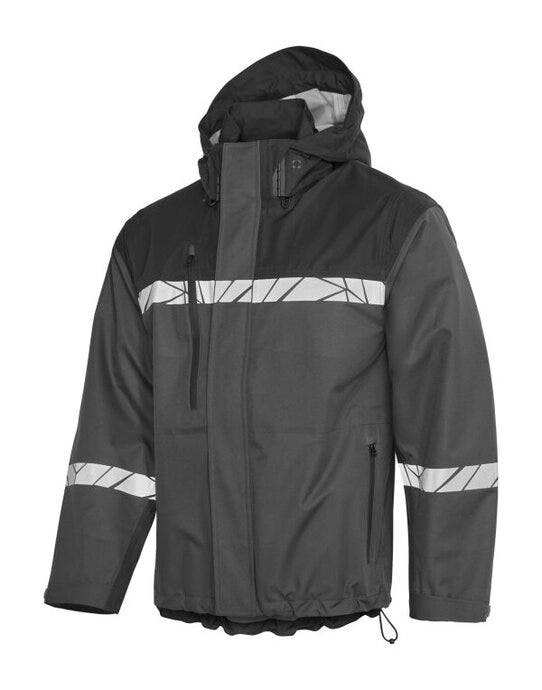 ProJob Workwear ProJob Progression 7414 Shell Jacket - PJ647414 - Grey Black - Customisable MENS OUTER JACKETS