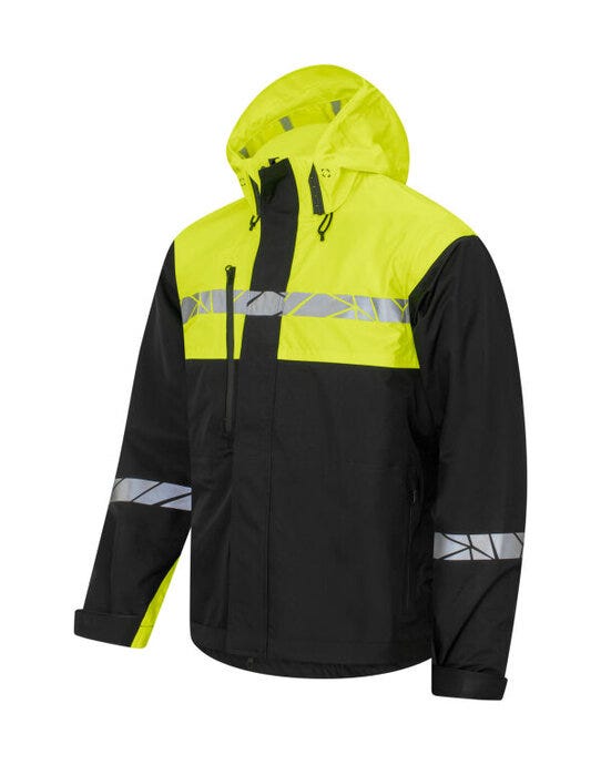 ProJob Workwear ProJob Progression 7414 Shell Jacket - PJ647414 - Black Yellow - Customisable MENS OUTER JACKETS