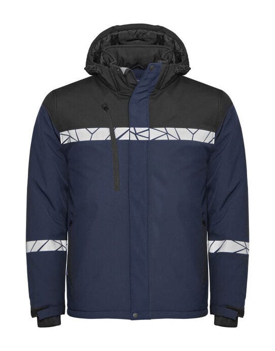 ProJob Workwear ProJob Progression 7415 Padded Jkt - PJ647415 - Navy Black - Customisable MENS OUTER JACKETS
