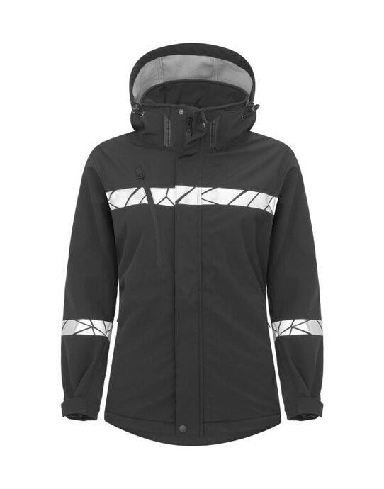 ProJob Workwear ProJob Progression 7417 Ladies Softshell - PJ647417 - Black Black - Customisable Ladies Jackets