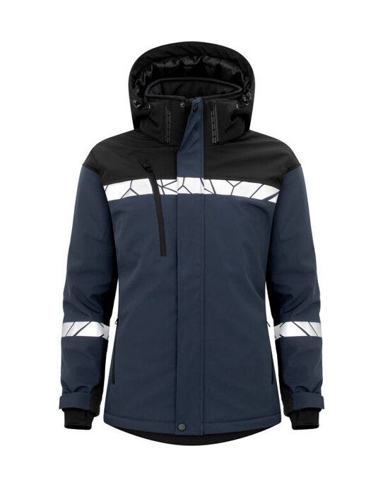 ProJob Workwear ProJob Progression 7418 Ladies Softshell - PJ647418 - Navy Black - Customisable Ladies Jackets